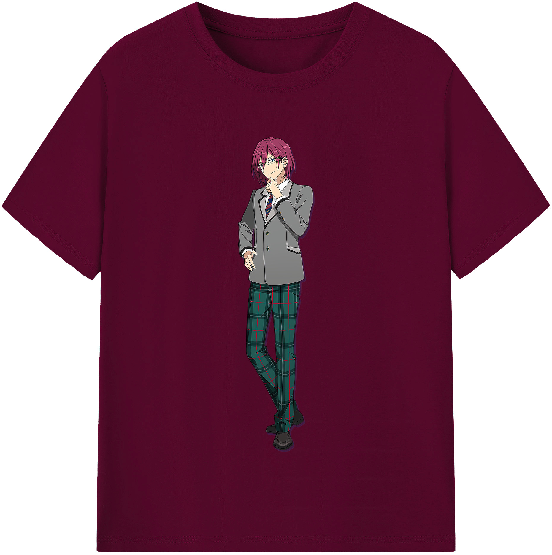 （画像用） あんさんぶるスターズ! Ensemble Stars レディースカジュアルプリントTシャツ（綿100％）
